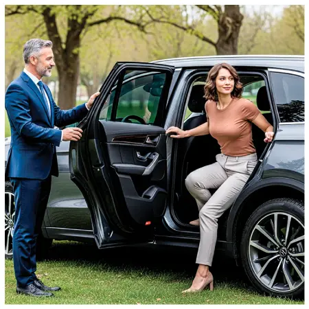 Corporate Chauffeur Car in Sunbury
